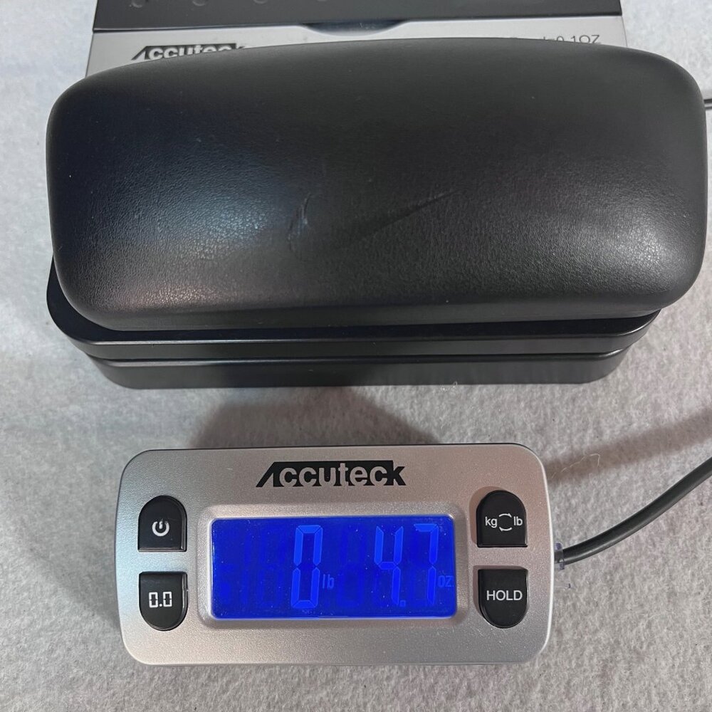 Nike Just Do It Black Hard Shell Clamshell Sunglasses Glasses Case Made in Italy - Picture 11 of 11